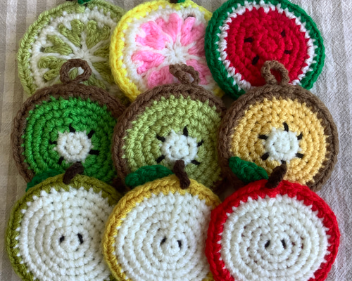 アクリルたわし フルーツ 9個セット その他キッチン小物 a*choco 通販