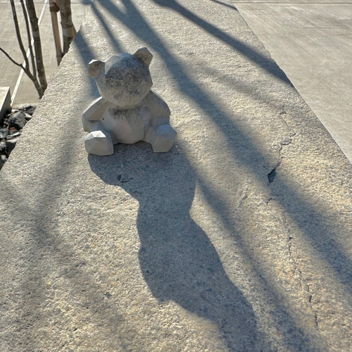 かくかく くまさん_mortar bear_ 立体・オブジェ ___lien_mortar___
