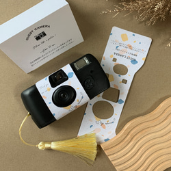 テラゾー【機械で切断！仕上がり綺麗】写ルンです 結婚式 カメラカバー 1枚目の画像