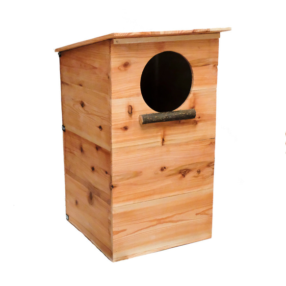 フクロウの巣箱（特大） 2枚目の画像