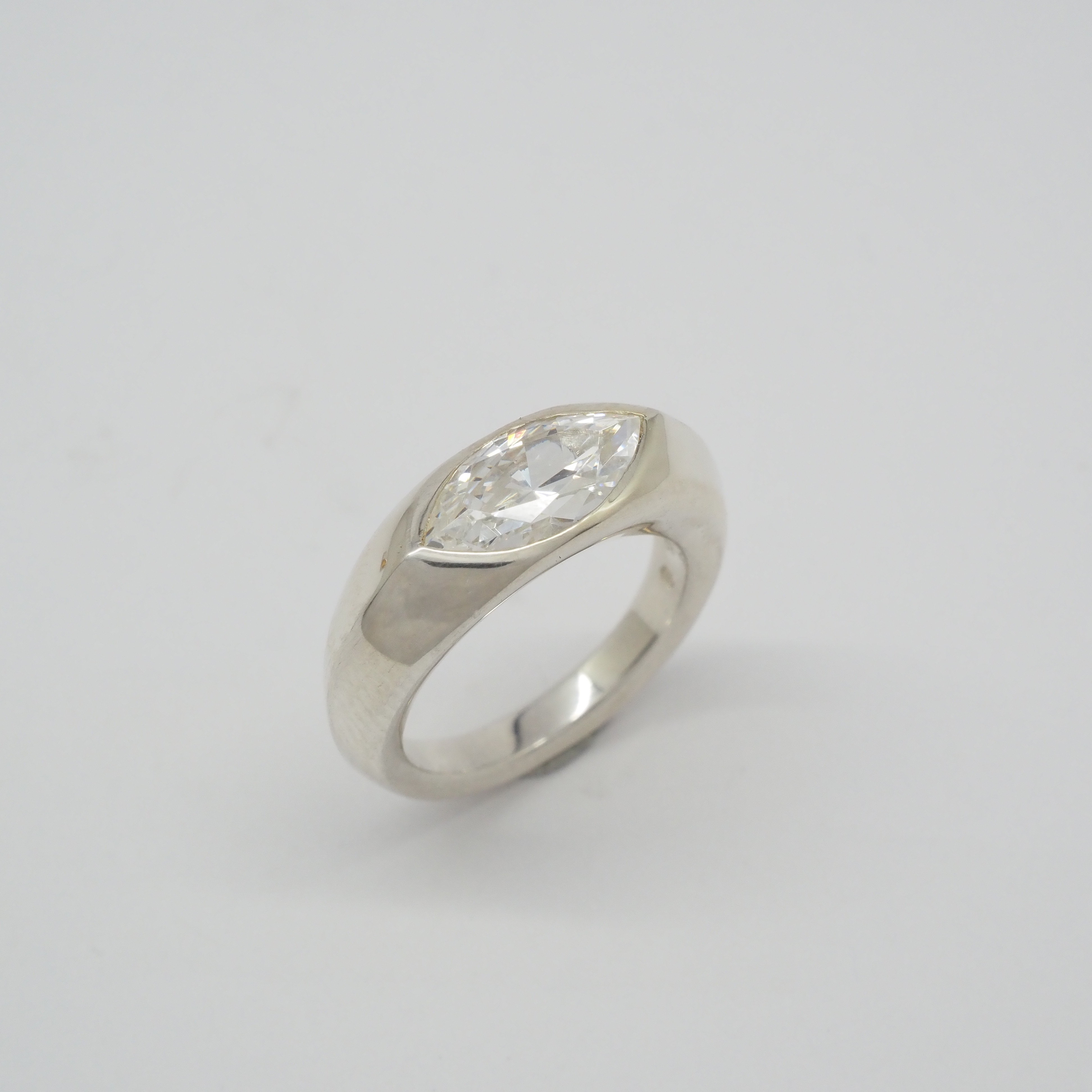 マーキースリング / marquise jem ring キュービックジルコニア