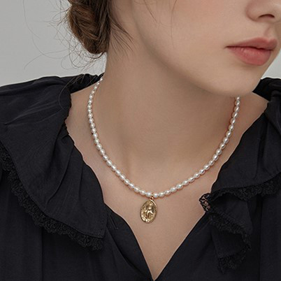 淡水パールのネックレス　14kgf　淡水真珠　淡水パール　6月の誕生石 夏の誕生石