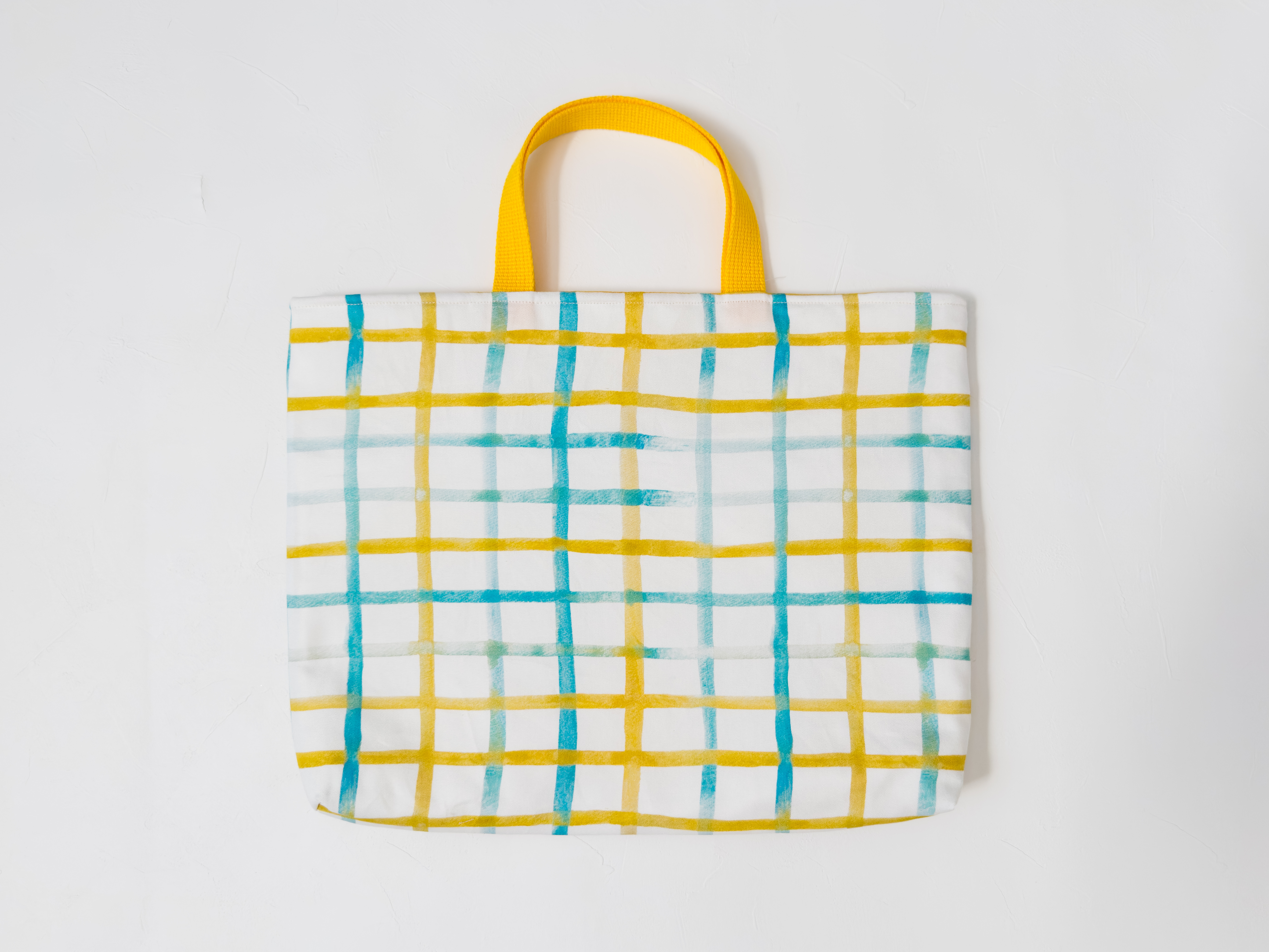 やさしい色の入園入学セット　春色チェック　こんぺいとうの森からの贈りもの　レッスンバッグ　体操着袋　上履き入れ