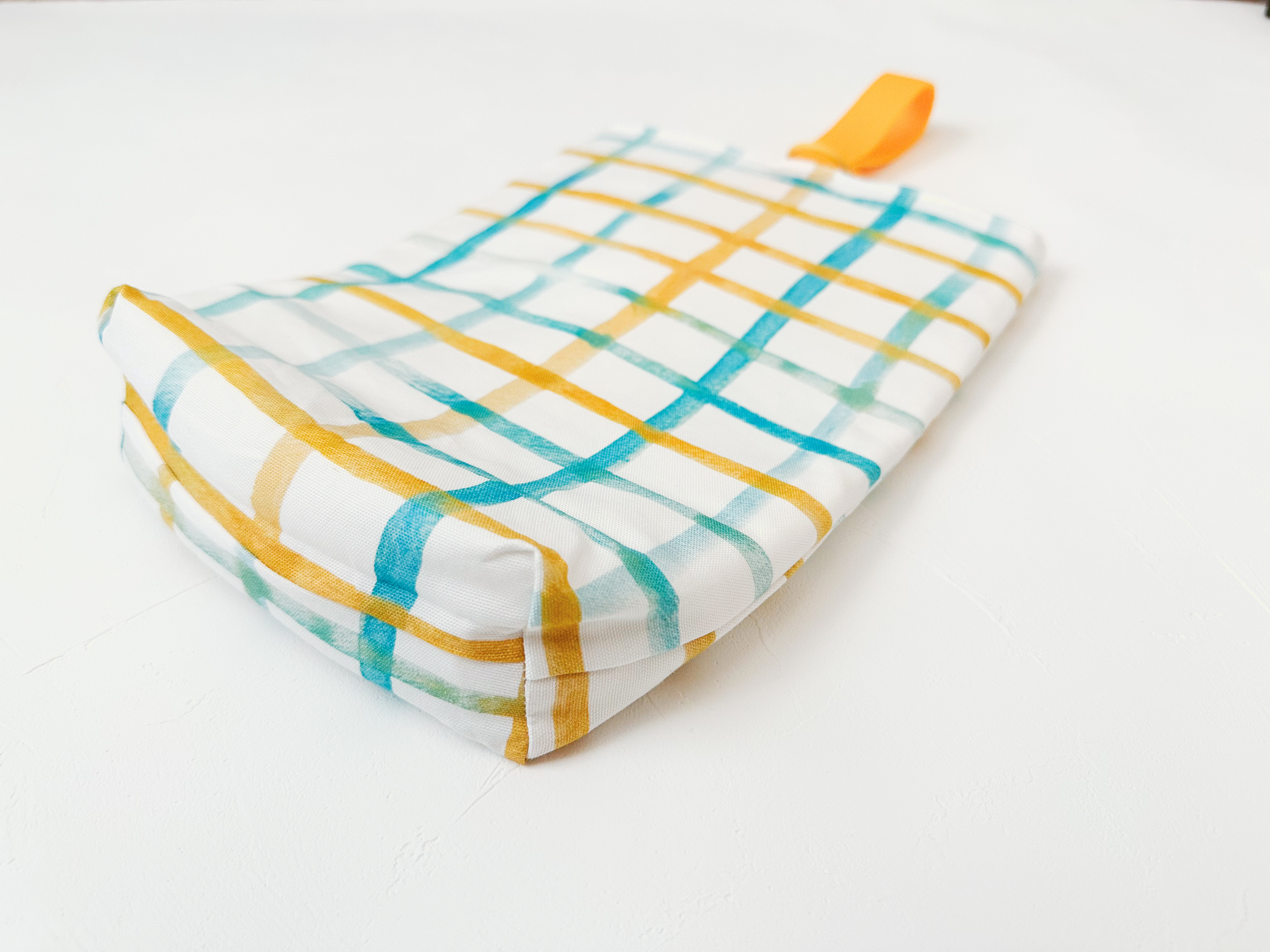 やさしい色の入園入学セット　春色チェック　こんぺいとうの森からの贈りもの　レッスンバッグ　体操着袋　上履き入れ