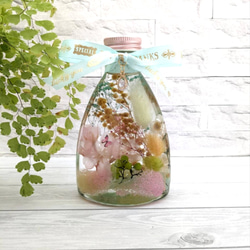 桜とミモザのハーバリウム 入学祝い、卒業祝い、お祝い、プレゼントにも 3枚目の画像