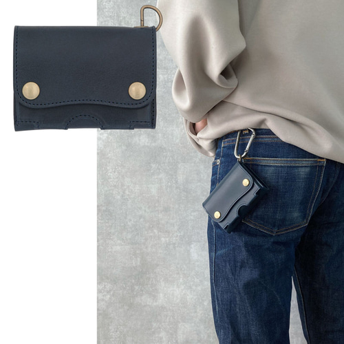 トラッカーウォレット ショート 本革 三つ折り財布 栃木レザー トラッカーウォレット ショート 本革 三つ折り財布 栃木レザー