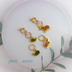 ぞう（象） イヤリング・ノンホールピアス の人気通販｜Creema 