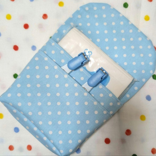 ⭐オーダー受付中⭐ 移動ポケット クリップ別 ハンドメイド シマエナガ