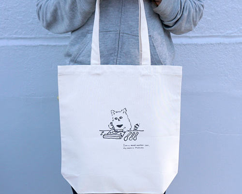 猫の日2024】woodworker cat むくこトートバック トートバッグ