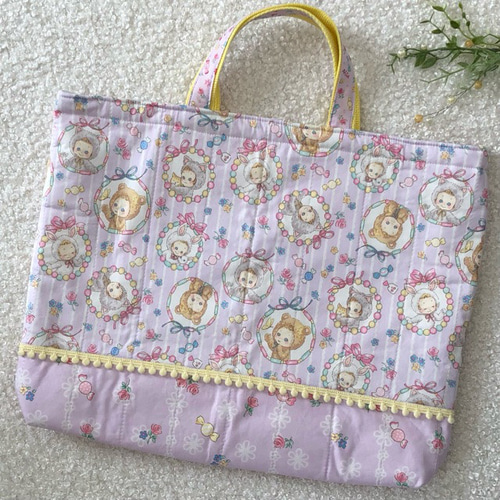 ぷにぷにCANDY☆ 入園入学セット レッスンバッグ 上履き入袋