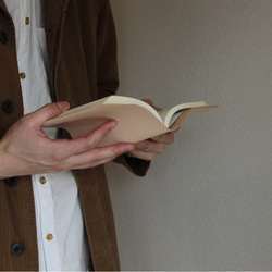【専用ページ】No.20240122 育てるヌメ革のブックカバー　「Book jacket 」 7枚目の画像