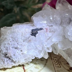 ヒマラヤ　マニカラン産　花水晶  クリスタル　原石　クラスター　フラワー　勾玉 10枚目の画像