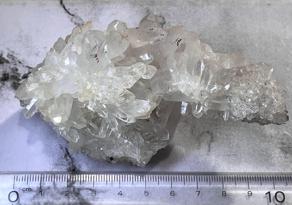 ヒマラヤ　マニカラン産　花水晶  クリスタル　原石　クラスター　フラワー　勾玉 14枚目の画像