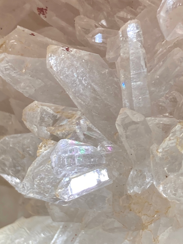 ヒマラヤ　マニカラン産　花水晶  クリスタル　原石　クラスター　フラワー　勾玉 4枚目の画像