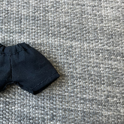 オビツ11 ショートパンツ　黒　コットン 3枚目の画像