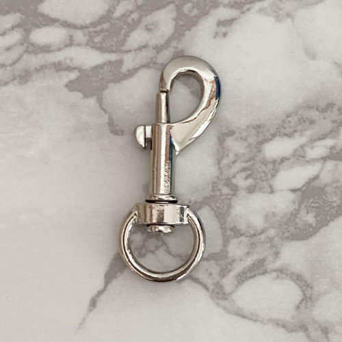 鉄砲ナスカン シルバー 小サイズ 6個セット 小型 ハンドメイド その他