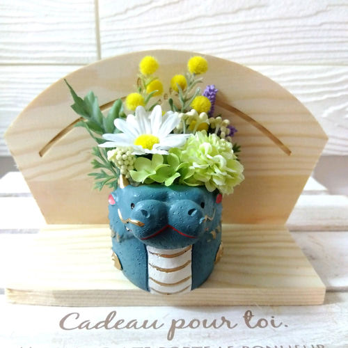 p♡ ミモザのフラワーアレンジメント2点 p♡ ミモザのフラワーアレンジメント2点 p♡ ミモザのフラワー