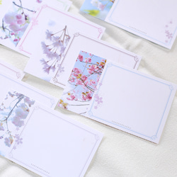 桜図鑑みたいなメッセージカード　22種セット 2枚目の画像