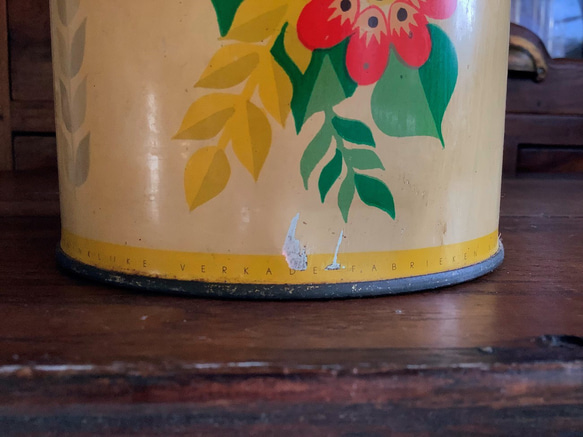 Holland vintage 花柄ティン缶 20枚目の画像