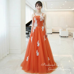 カラードレス カクテルドレス オレンジ 橙 発表会 披露宴 前撮り 演奏会 楽天市場】カラードレス 演奏会 カラードレス オレンジ 二次会