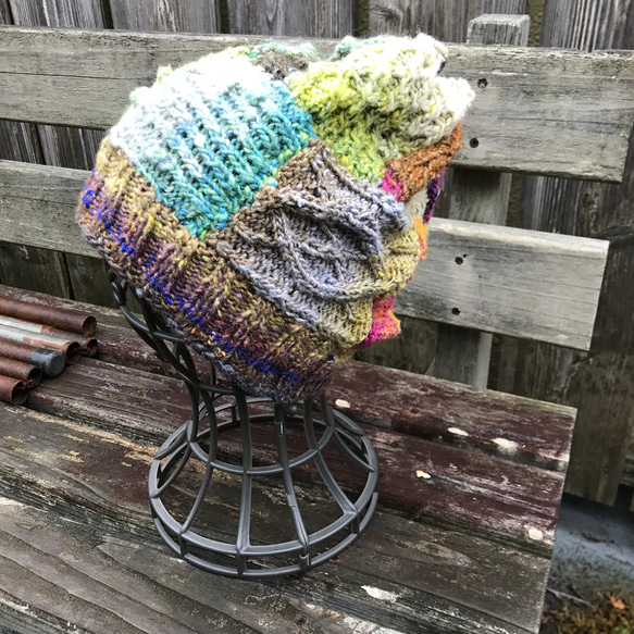 手作りニット帽 ビーニー 野呂英作 パッセ（アルパカ65%） ショップ