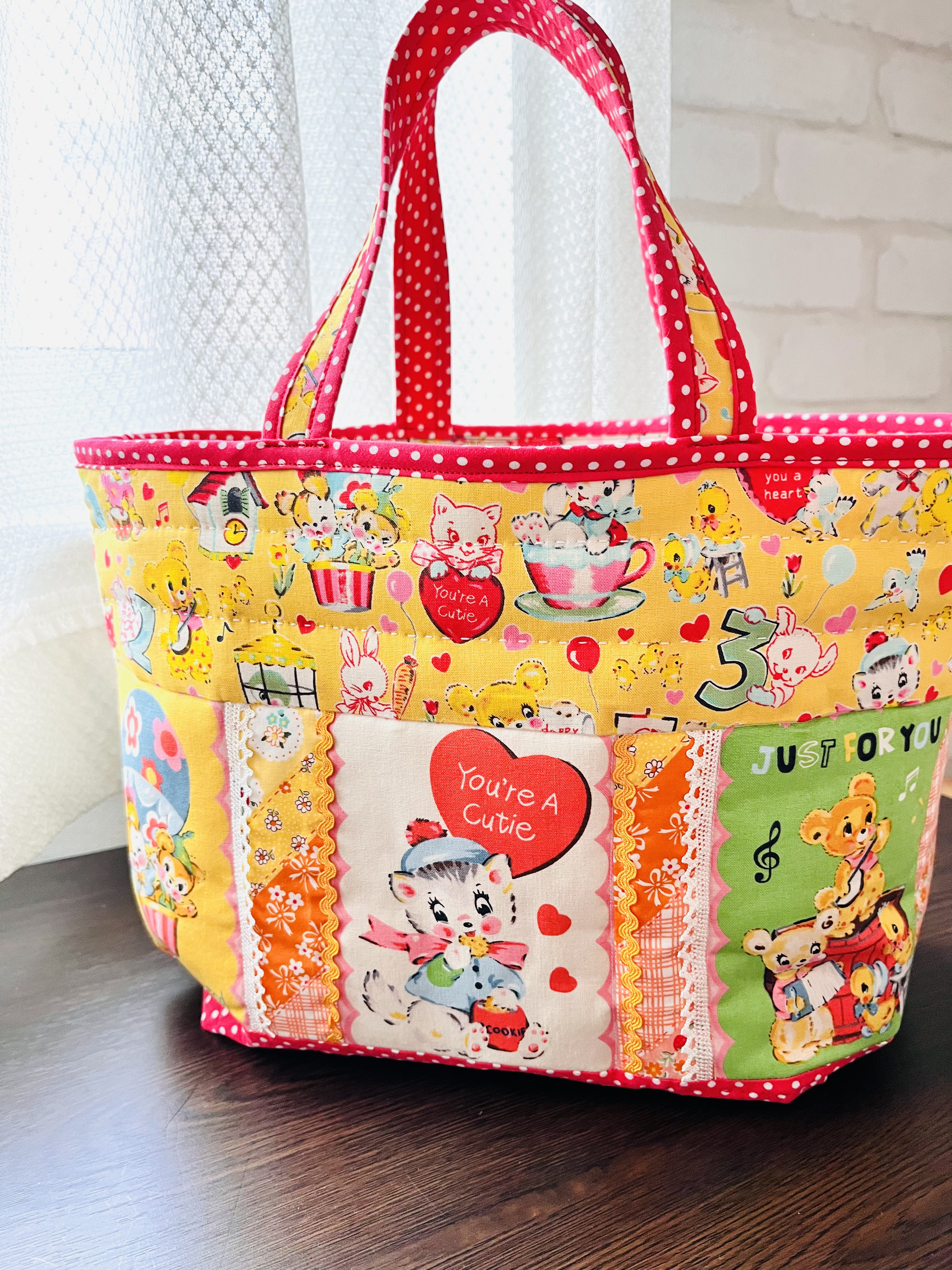 文化人形はなちゃん レトロ 一閑張り バッグ かごバッグ ハンドバッグ 昭和 97 ハンドメイドバッグとポーチセット☆昭和レトロ文化人形