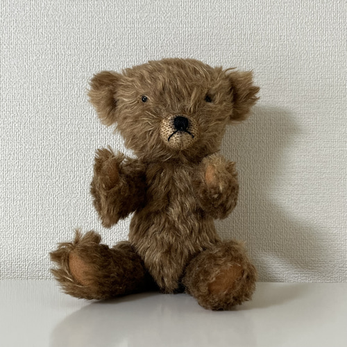 アンティーク　茶色のクマのぬいぐるみ　テディベア 2025年最新】アンティークテディベアの人気アイテム - メルカリ