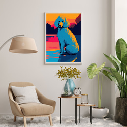 【ワンダフルライフ - トイプードル犬 No.8】アートポスター 犬の絵 犬の絵画 犬のイラスト 7枚目の画像