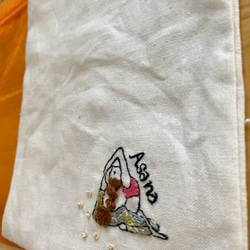 embroidery yoga pose pouch8 4枚目の画像