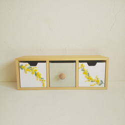 古木 木製小物入れ トレイ 升箱 古い木箱 飾り棚 20マス 棚・シェルフ