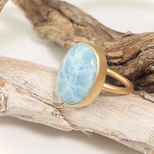 K18ラリマーリング k18 ラリマーリング 指輪・リング Honey❤︎ 通販 17160083