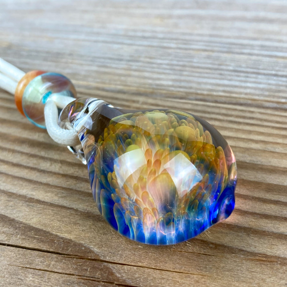 Fume Dot Glass Implosion ボロシリケイトガラスペンダント WITF10 8枚目の画像