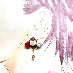 プチチョコミックスの耳飾り  選べるイヤリング／ピアス 2枚目の画像