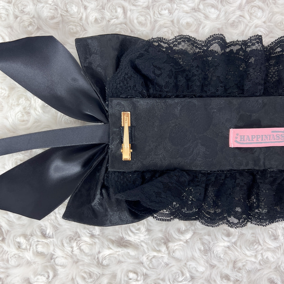 艶傘×オールブラック編み上げヘッドドレス② 11枚目の画像
