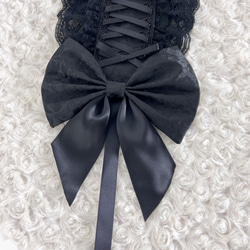 艶傘×オールブラック編み上げヘッドドレス② 9枚目の画像