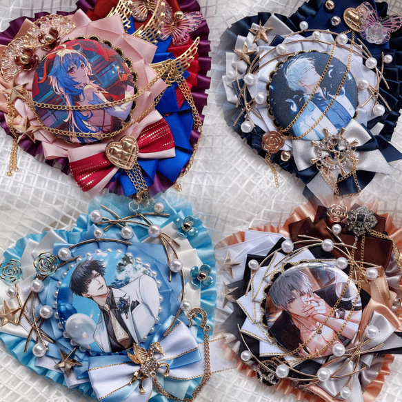 痛バ用　缶バッジ用　痛ロゼット 展示用 ページ くま型　NO.64 痛バ用 缶バッジ用 痛ロゼット 展示用 ページ くま型 NO.64