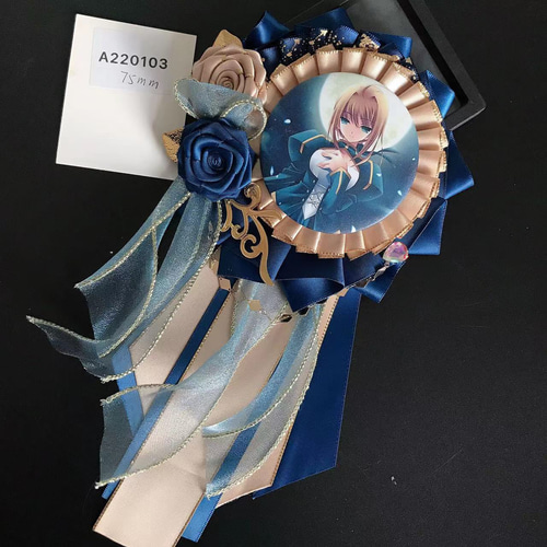 展示ページ【288】衣装風ロゼット/リボンチャーム♡痛ロゼット 美しい