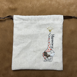 embroider yoga pose porch small 2枚目の画像