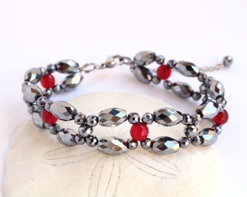 Elegant 高純度 テラヘルツ 鉱石 ブレスレット ブレスレット Rainbow