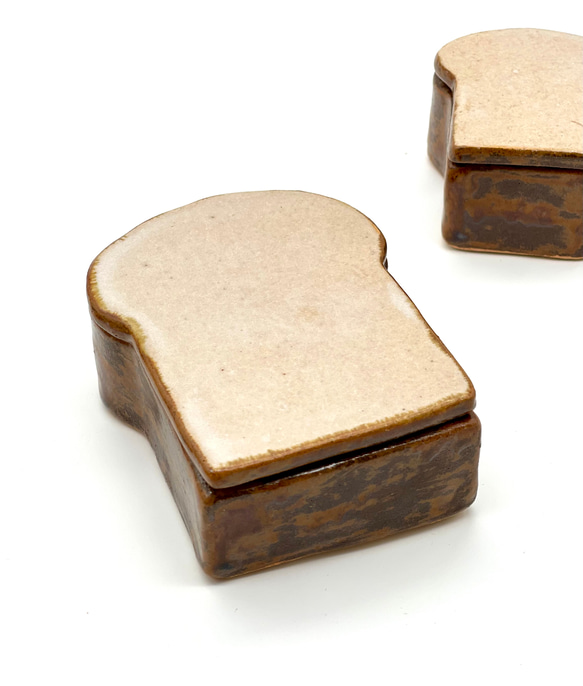 食パン型のバターケース（耐熱）　Large 1枚目の画像