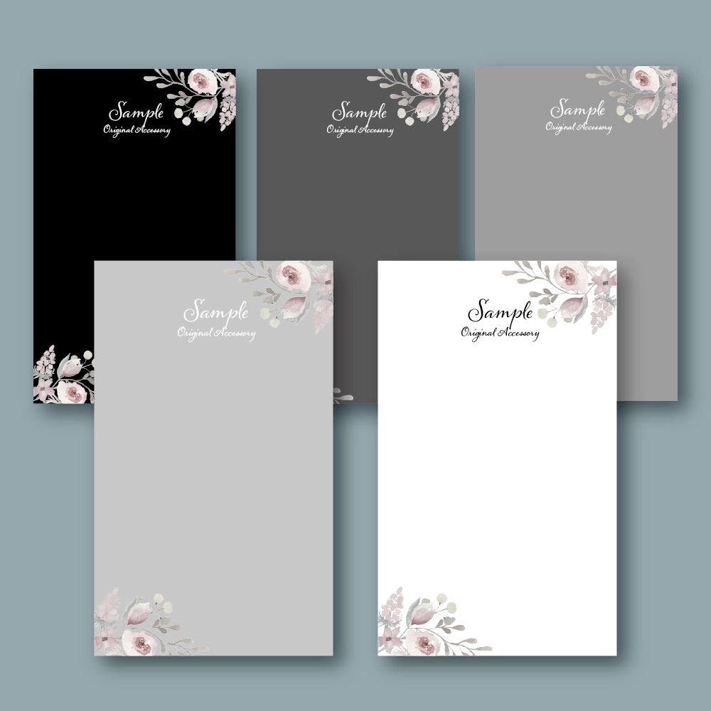 アクセサリー台紙/ピアス台紙/ネイルチップ台紙/くすみカラーの