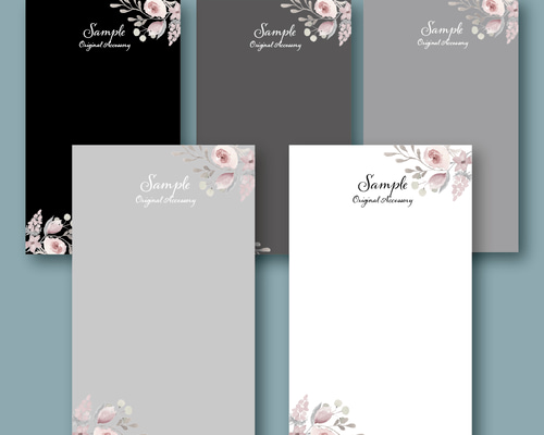 S-171G～176G☆ネイルチップ台紙／アクセサリー台紙／ピアス台紙名刺