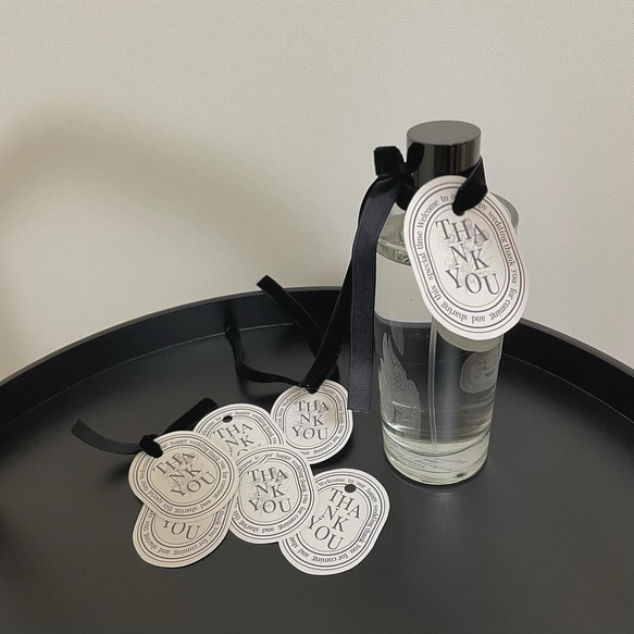 【5枚50円】 diptyque ディプティック 風　サンキュータグ　プチギフト 3枚目の画像