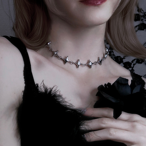 傷跡チョーカー / ゴシック 地雷系 チェーン キラキラ ダーク パンク