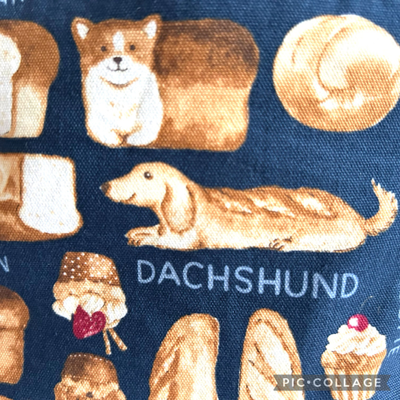 保温保冷・犬パン・お弁当袋(Mサイズ) 4枚目の画像