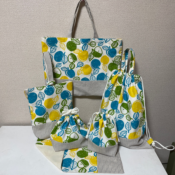 入園入学 通園通学 6点セット(レッスンバッグ・シューズバッグ