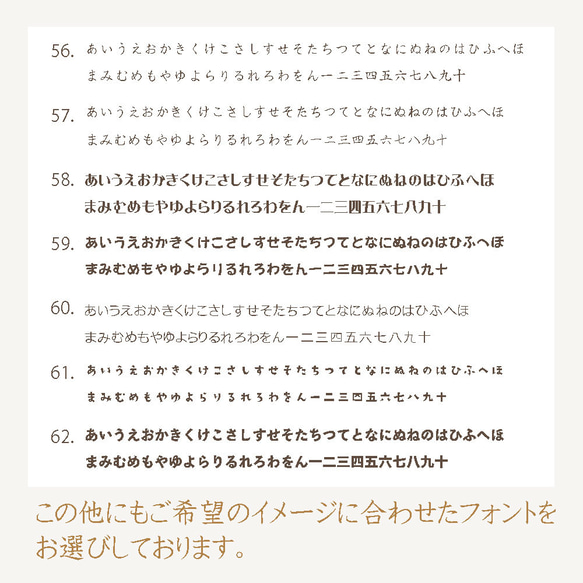 業者印刷 ◇ テディベア セミオーダー ショップカード 名刺 メッセージカード オリジナル カード DLC00001 11枚目の画像