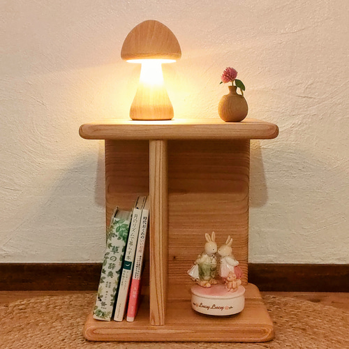 木製 キッズテーブルS & 変化椅子（天然杉）】キッズチェア イス