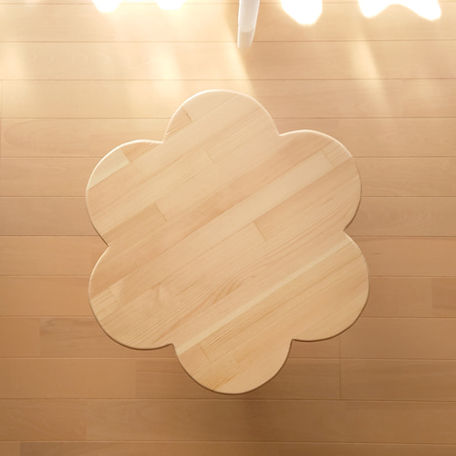 花型 花台 ミニテーブル ちびテーブル 可愛い かわいい 木工 家具 木