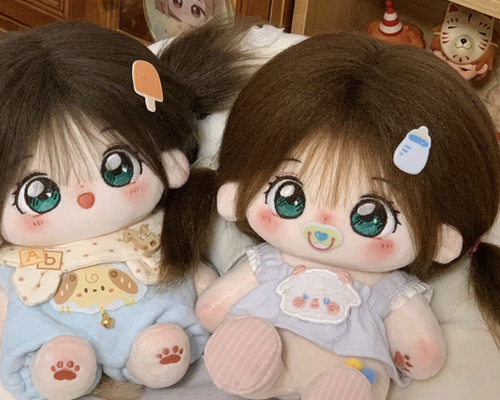 無属性 ぬいぐるみ 20cm 着せ替えぬいぐるみ 茶髪緑の目女の子 桜レレ